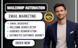 setup mailchimp automation welcome series audience segmentation email sequence
