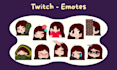 custom anime twitch and discord emotes