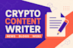 write professional crypto blockchain and web3 articles