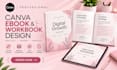 redesign canva ebook, design editable canva ebook canva workbook pdf lead magnet