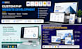 develop custom PHP websites and web applications