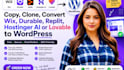 copy clone convert wix, durable, replit, hostinger ai or lovable to wordpress