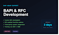 develop bapi and rfc in sap abap