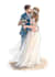 custom wedding illustrations, romantic venues