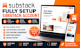 substack account setup substack newsletter manage substack post substack promote
