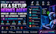 setup fix hermes agent openclaw jarvis ai claude code n8n mcp automation ubuntu