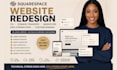do squarespace website redesign, fix domain transfer bugs fix dns connection