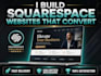 build squarespace business website, squarespace  design redesign squarespace SEO