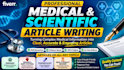 write medical and scientific articles as a pharmacy graduate