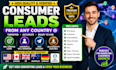 provide consumer leads from any country