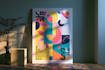 design cool abstract digital wall art