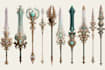 create weapon design and illustration