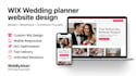 design wix wedding planner website for wix wedding planners event coordinators