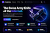 create a professional ai website using replit