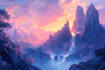 design amazing fantasy landscape