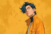 do a custom anime oc character illustration with unique style