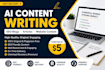 write SEO blog posts, articles and ai content with chatgpt