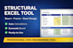 create professional structural engineering excel calculation spreadsheets