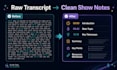 create timestamps, chapters and show notes