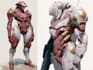 do high quality futuristic mecha designs