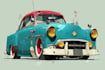 draw your car into vector cartoon caricature