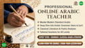 be your professional online arabic language teacher
