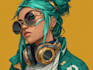 create custom nft art cartoon, mascot, avatar illustration