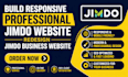 build responsive professional jimdo website redesign jimdo business website