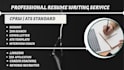 write an ats template optimizes resume