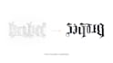 design a custom ambigram logo that reads both ways