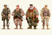 create military tactical character