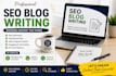 write SEO optimized blog posts and website content