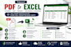 convert PDF to excel with accurate data entry