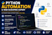 develop python automation scripts, custom tools, and API integrations