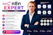 develop n8n automation, n8n workflow, ai automation, or n8n ai agent