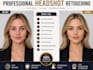 do professional headshot retouching and skin editing