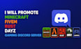 promote minecraft fivem rust dayz gaming discord server
