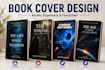 design fantasy sci fi and cyberpunk book covers for KDP