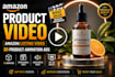 create amazon product video, amazon listing video, 3d product animation ads