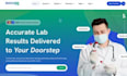 design wix phlebotomy website blood testing mobile lab website
