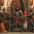 draw dnd party illustration, dnd character design