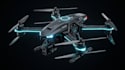 create 3d drone animation, 3d drone model, 3d flying drone video, 3d simulation