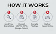 do trademark and patent search report