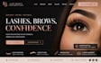 design wix lash studio website brow studio microblading lash technician website