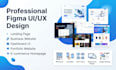 design modern website UI UX in figma