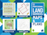 create land plot map, boundary map, property plan, and survey layout