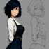 draw beautiful anime art illustration