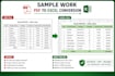 do data entry, excel, and web research for your business