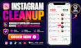 manually unfollow, remove fake followers, bots delete posts on all social media