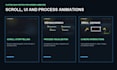build an animated landing page with HTML CSS javascript and gsap